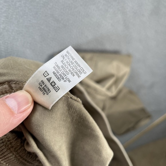 Maurices Weekender Pants Size 9/10 Khaki Cargo Drawstring Pull On Stretch NWT - Picture 10 of 16